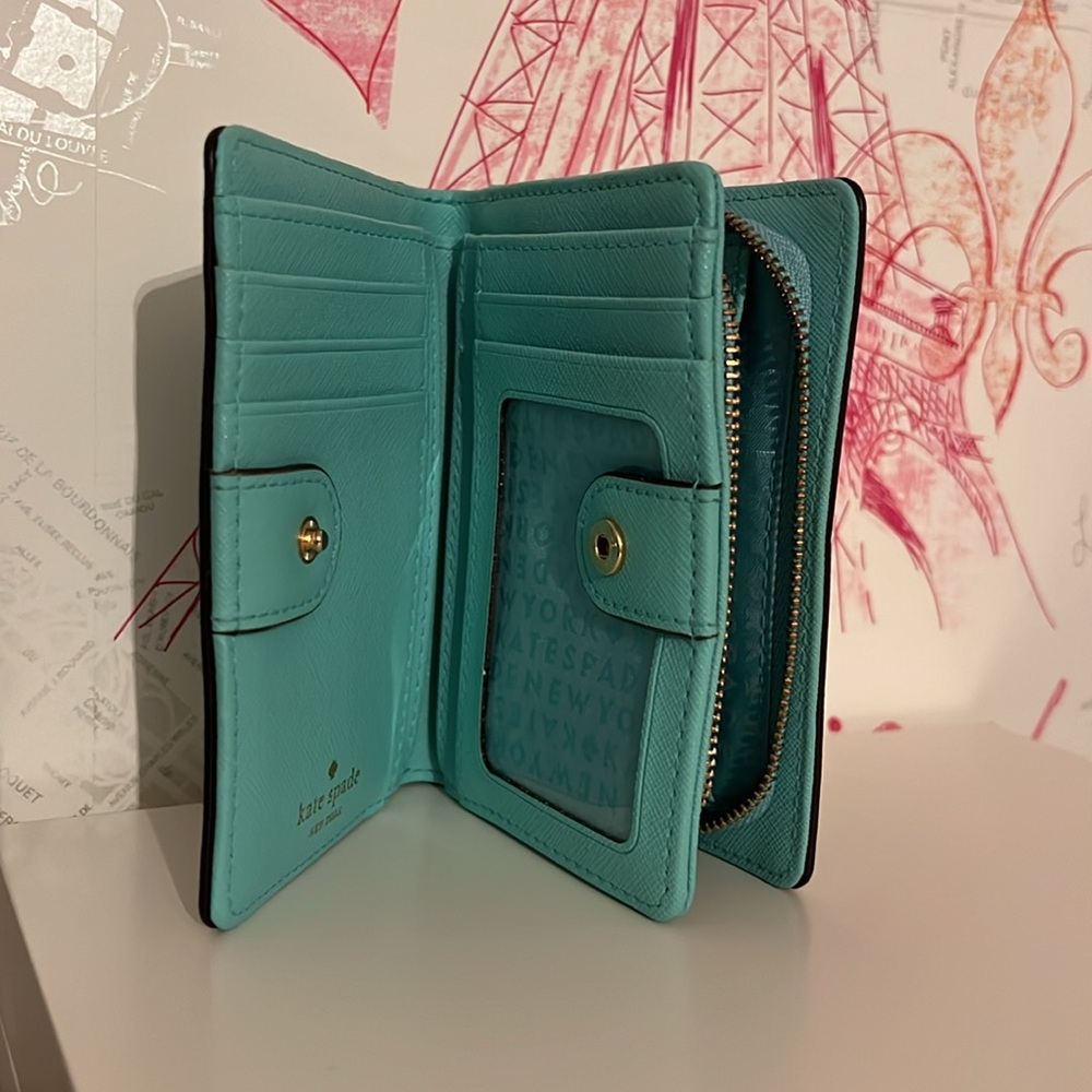 Tiffany Blue KATE SPADE wallet - Picture 2 of 2